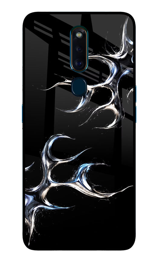 Chrome Tribal Oppo F11 Pro Glass Case