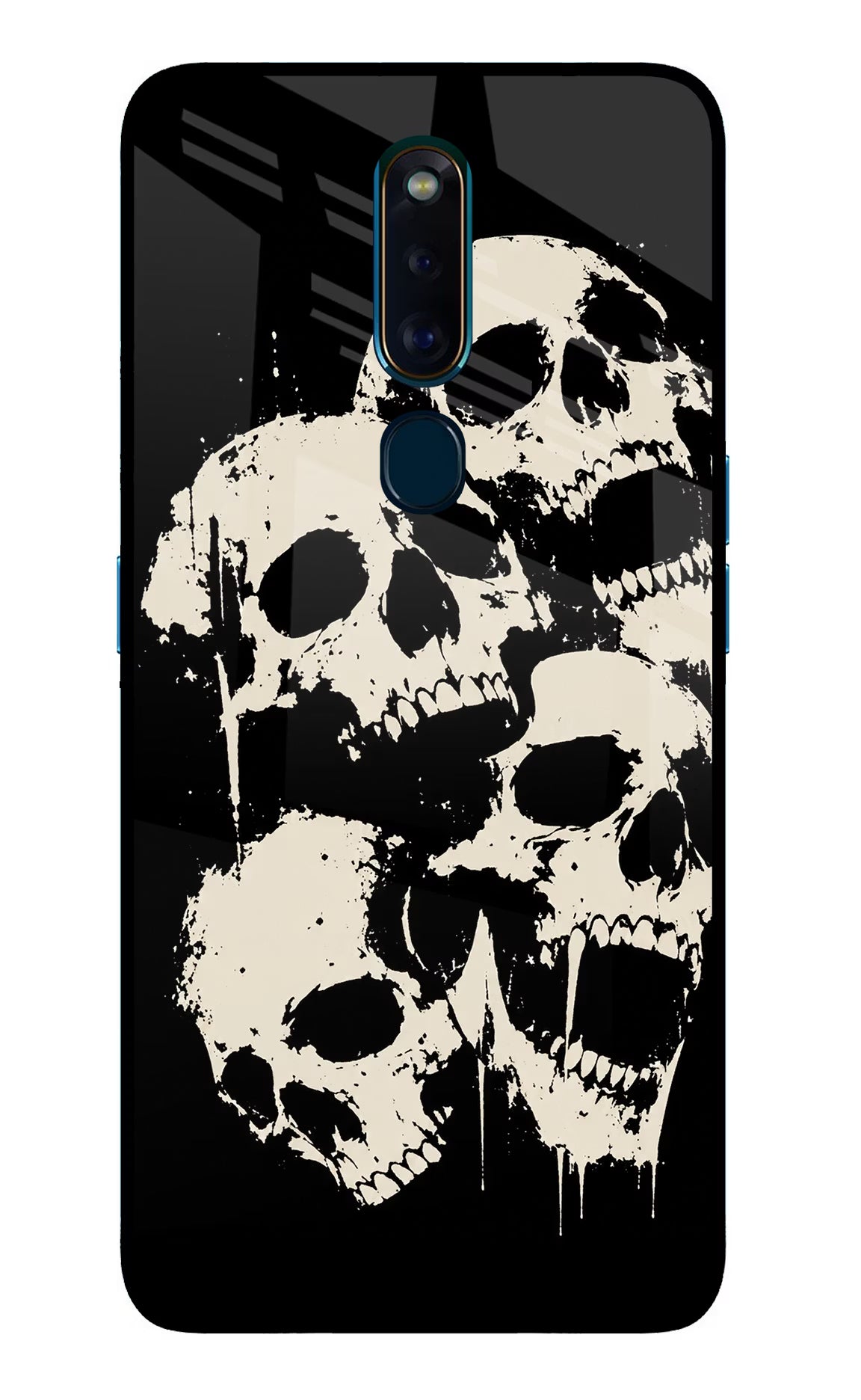 Dead Stack Oppo F11 Pro Glass Case Back Cover by Casekaro