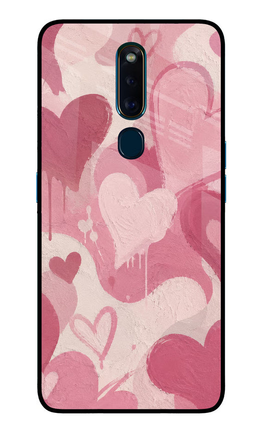 Hearty case Oppo F11 Pro Glass Case