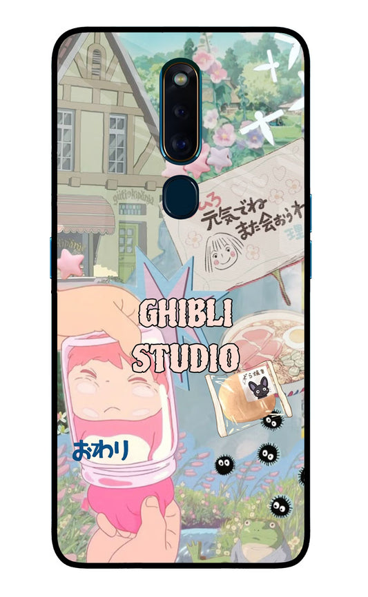 Studio Ghibli Oppo F11 Pro Glass Case