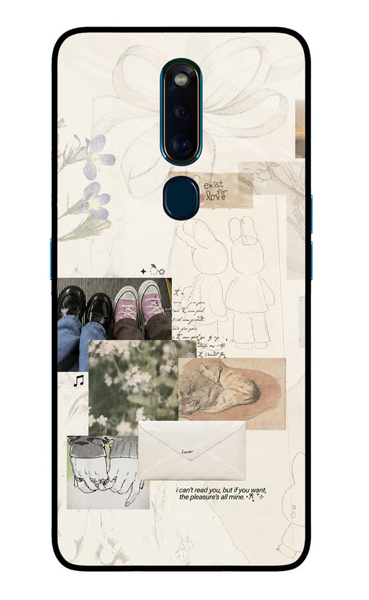 Soft Aesthetic Oppo F11 Pro Glass Case