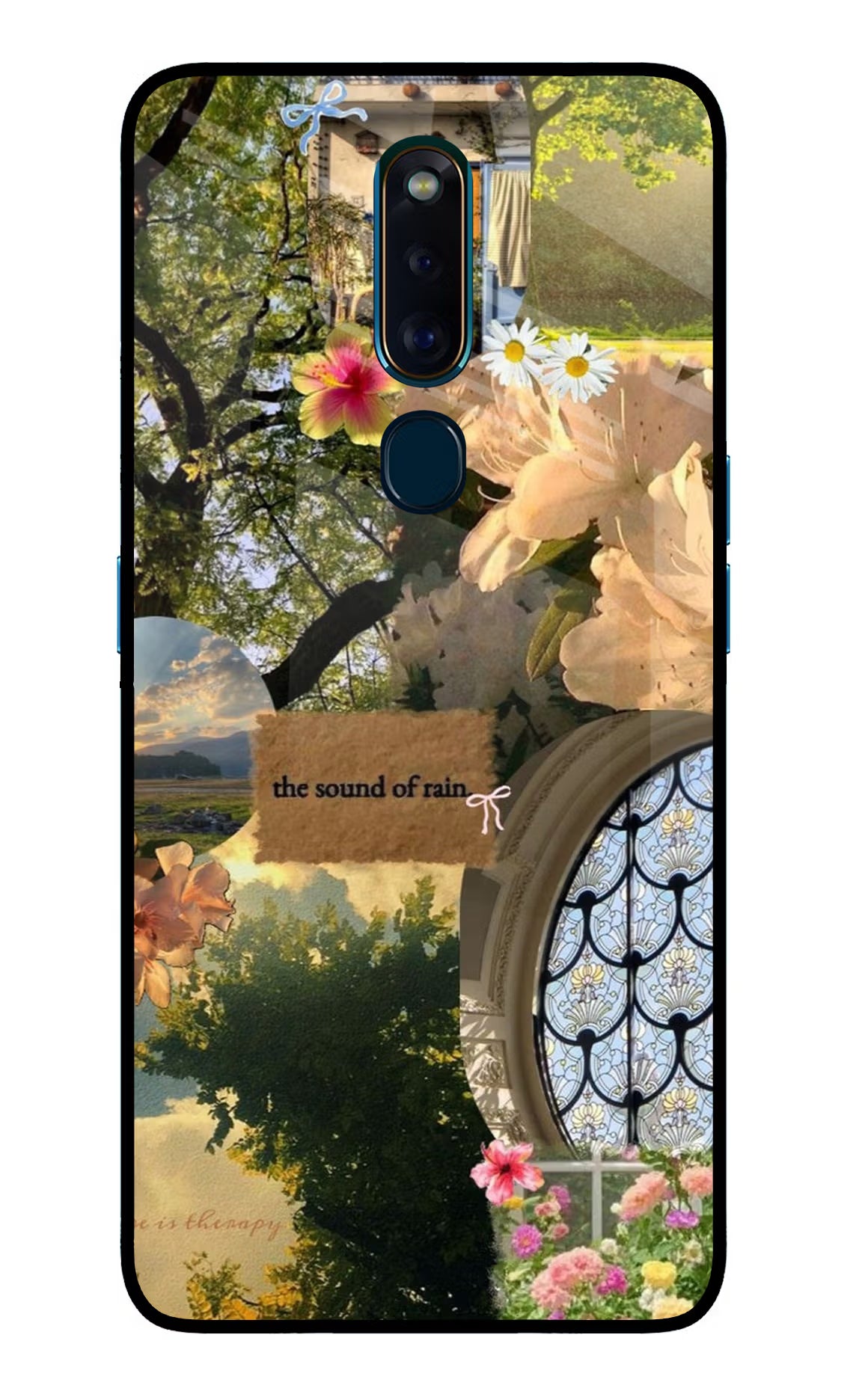 Rain Oppo F11 Pro Glass Case