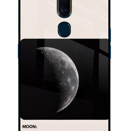 Moon Phase Oppo F11 Pro Glass Case