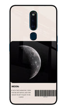 Moon Phase Oppo F11 Pro Glass Case