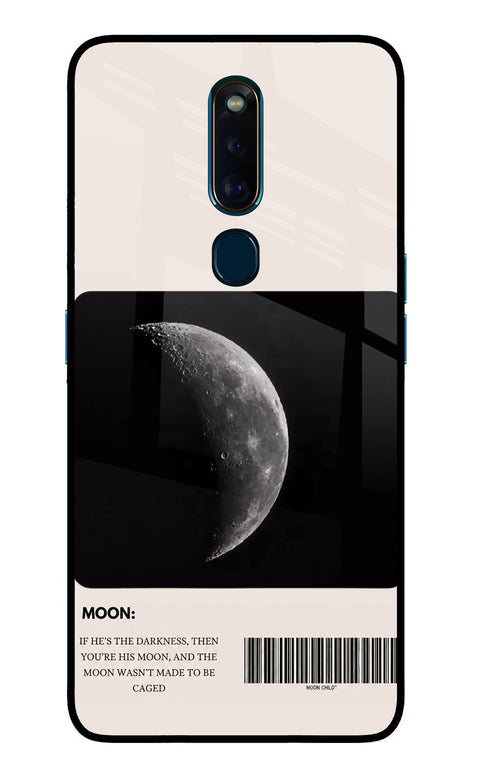 Moon Phase Oppo F11 Pro Glass Case