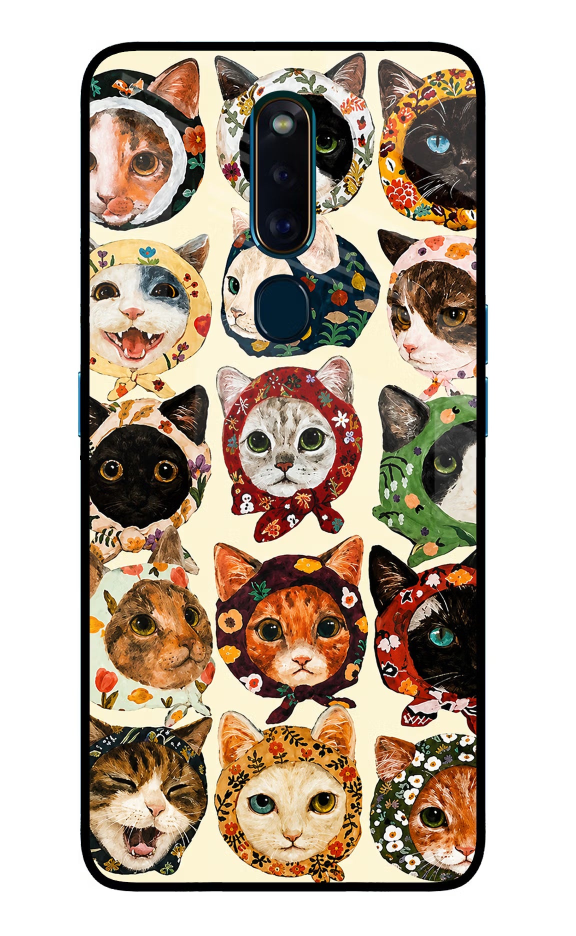 Cool Cat Oppo F11 Pro Glass Case