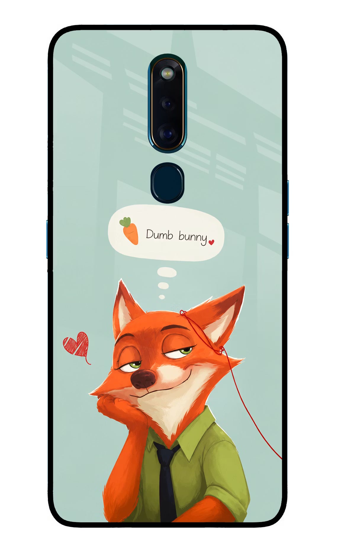 Nick Charm Oppo F11 Pro Glass Case
