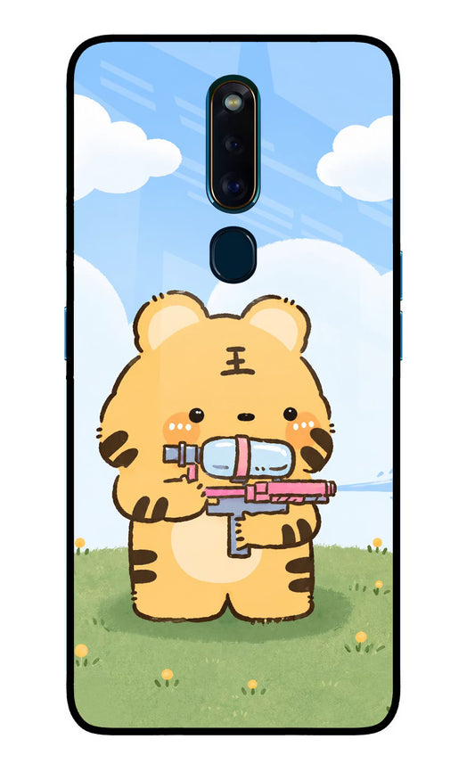 Tiger Treat Oppo F11 Pro Glass Case