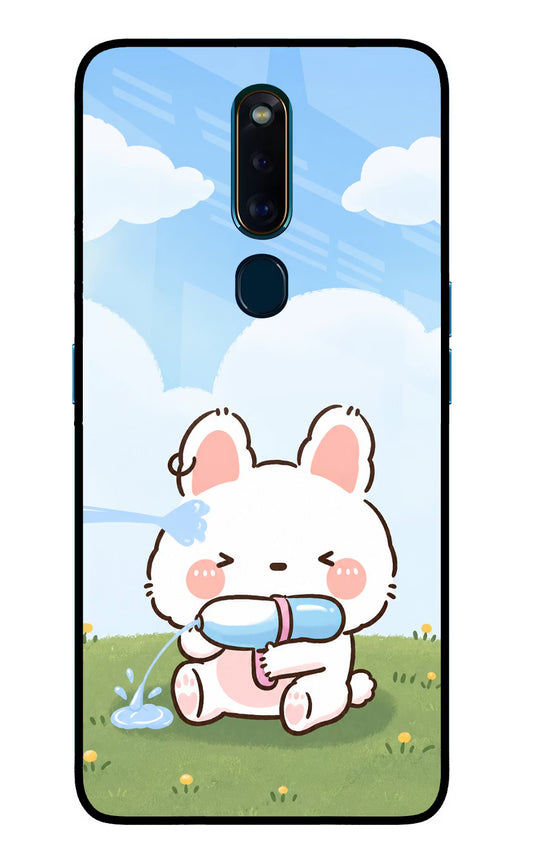 Bunny Treat Oppo F11 Pro Glass Case