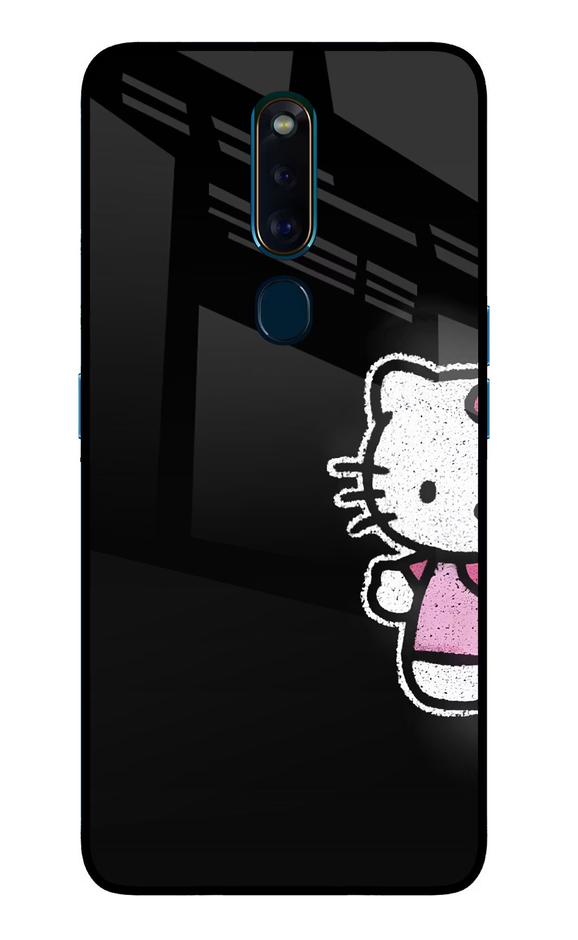 Kitty Charm Oppo F11 Pro Glass Case