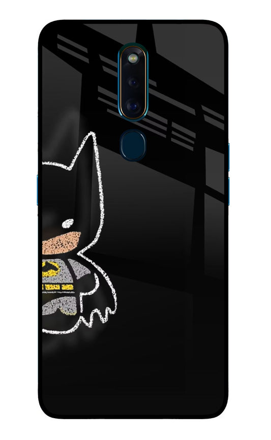 Bat Kitty Oppo F11 Pro Glass Case