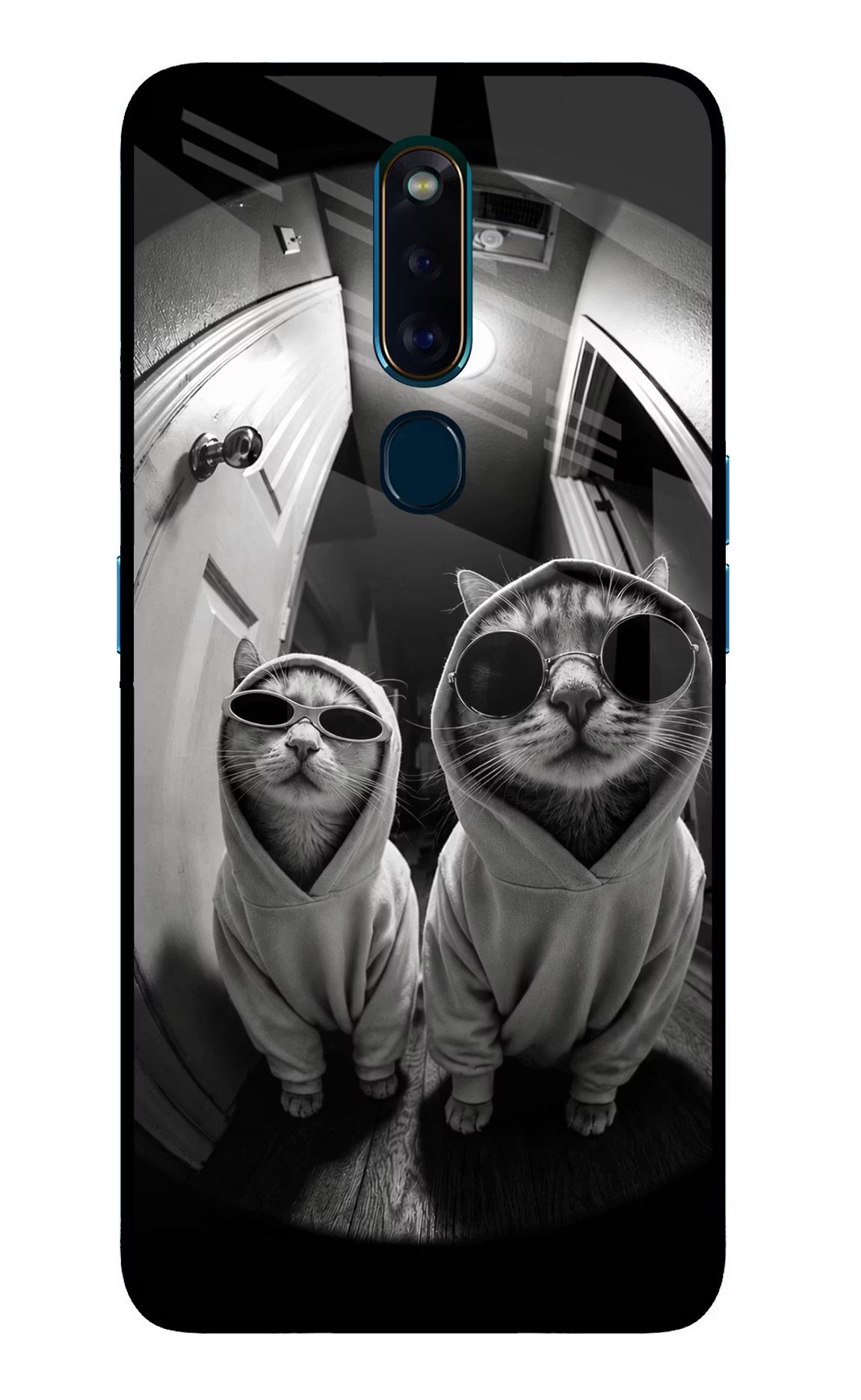 Hood Cats Oppo F11 Pro Glass Case