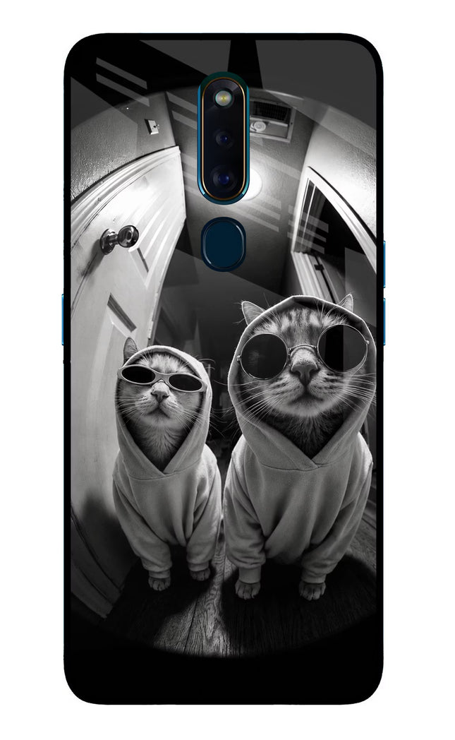 Hood Cats Oppo F11 Pro Glass Case