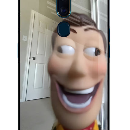Side Eye Woody Oppo F11 Pro Glass Case