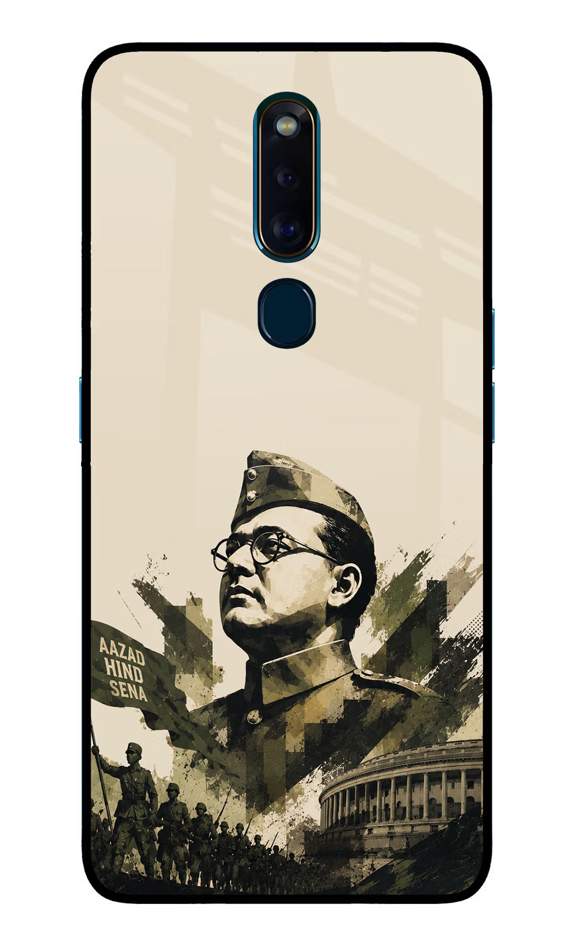 Netaji Rising Oppo F11 Pro Glass Case