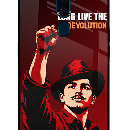 Bhagat Singh Revolution Oppo F11 Pro Glass Case