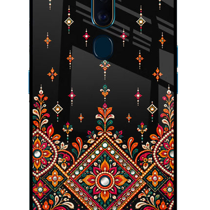 Noir Mehfil Oppo F11 Pro Glass Case