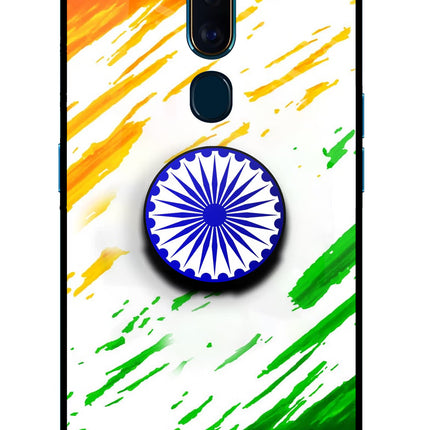 Indian Flag Ashoka Chakra Oppo F11 Pro Pop Case by Casekaro