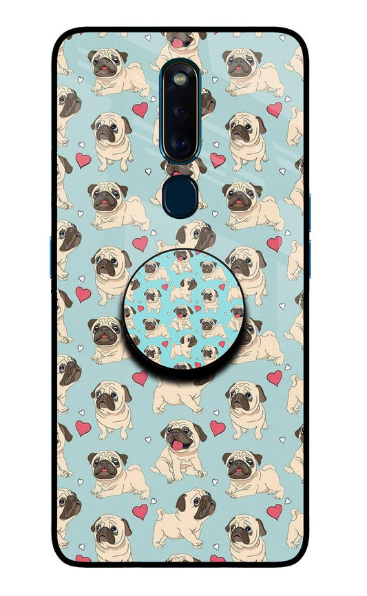 Pug Dog Oppo F11 Pro Glass Case