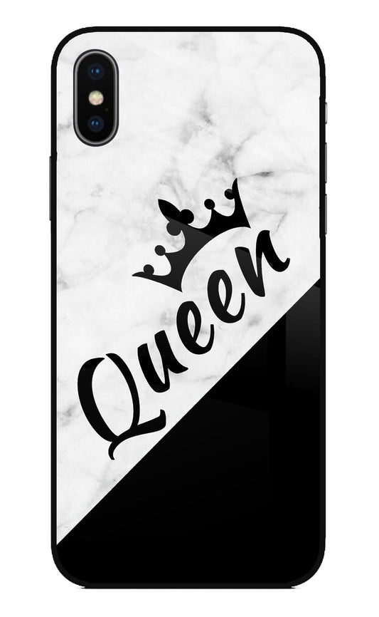 Queen iPhone XS Glass Case