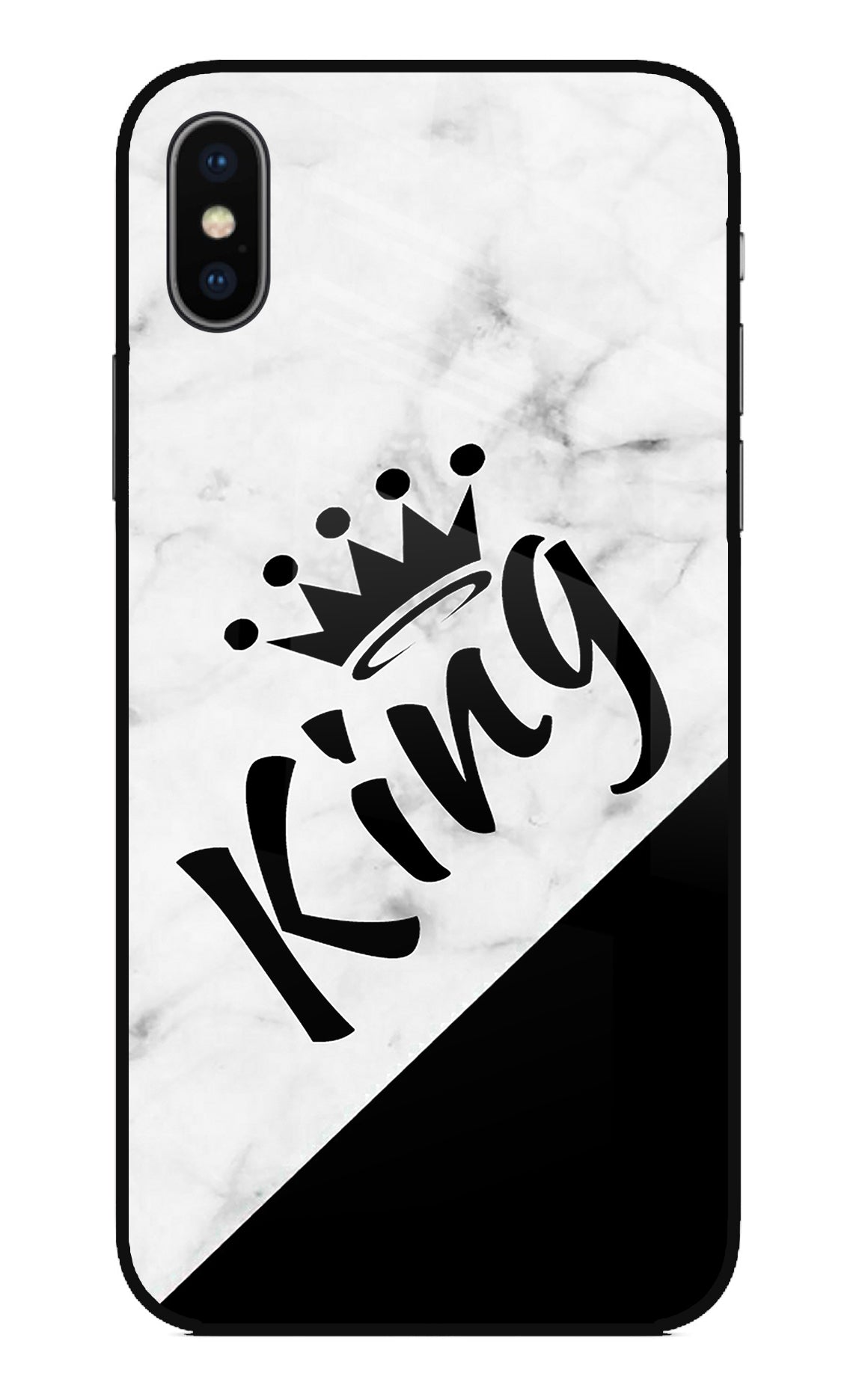 King iPhone XS Glass Case