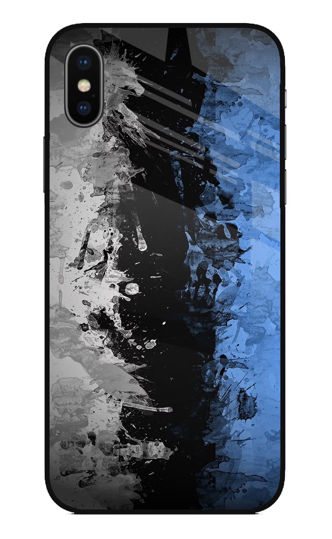 Artistic Design iPhone XS Glass Case Back Cover by Casekaro