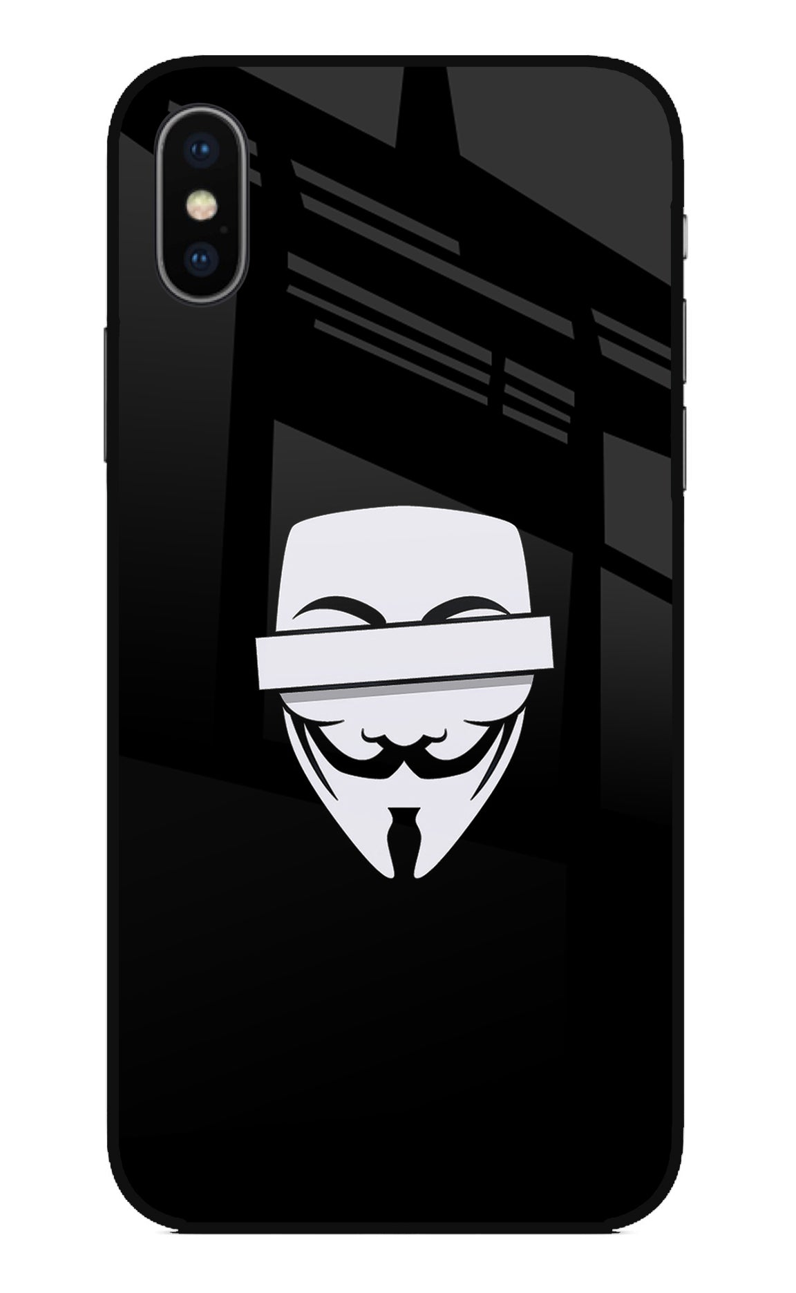 Anonymous Face iPhone XS Back Cover