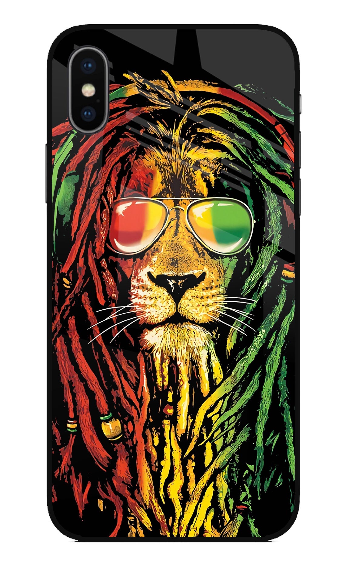 Rasta Lion iPhone XS Back Cover