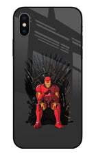 Ironman Throne iPhone XS Glass Case
