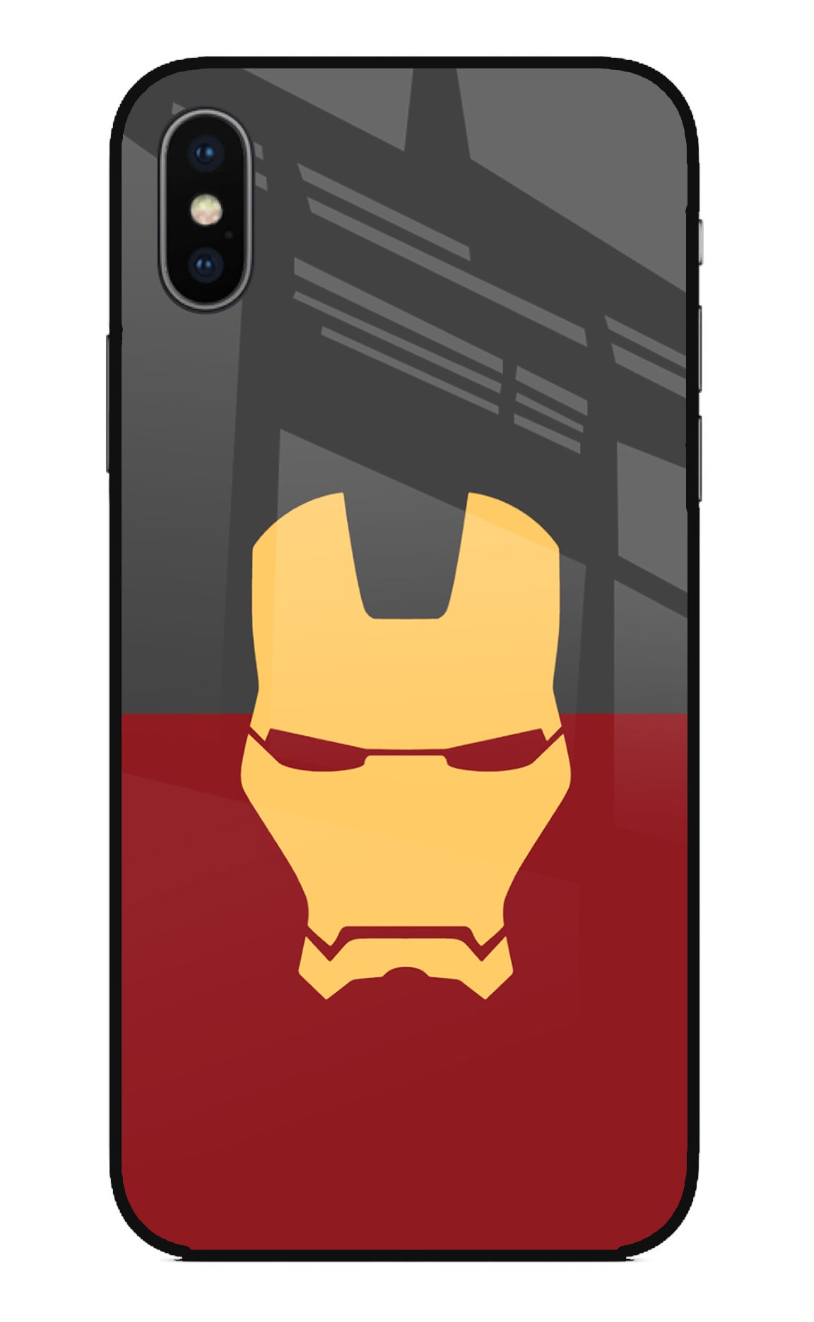 Ironman iPhone XS Glass Case