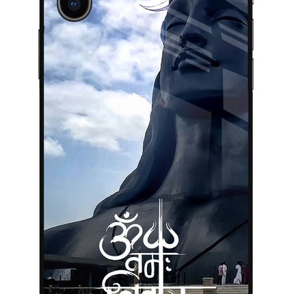 Om Namah Shivay iPhone XS Glass Case
