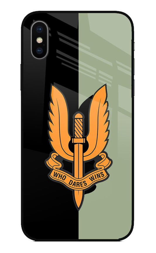 Balidan Logo iPhone XS Glass Case