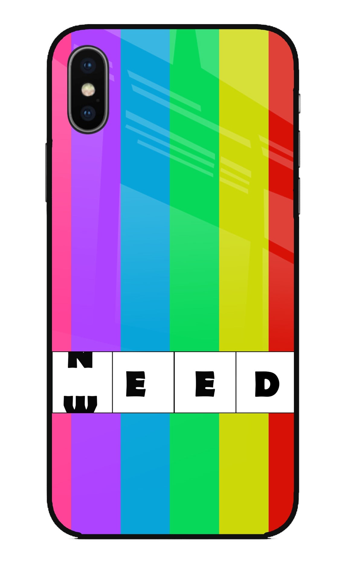 Need Weed iPhone XS Glass Case