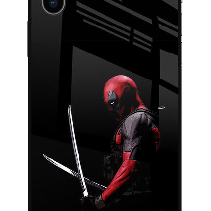 Deadpool iPhone XS Glass Case