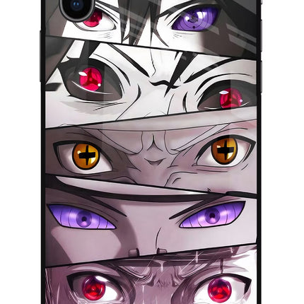 Naruto Anime iPhone XS Glass Case Back Cover by Casekaro