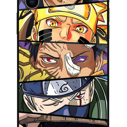Naruto Character iPhone XS Glass Case