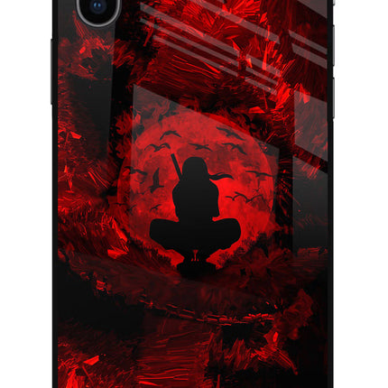 Itachi Uchiha iPhone XS Glass Case