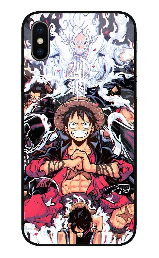 One Piece Anime iPhone XS Glass Case