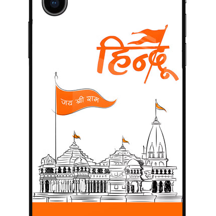 Jai Shree Ram Hindu iPhone XS Glass Case