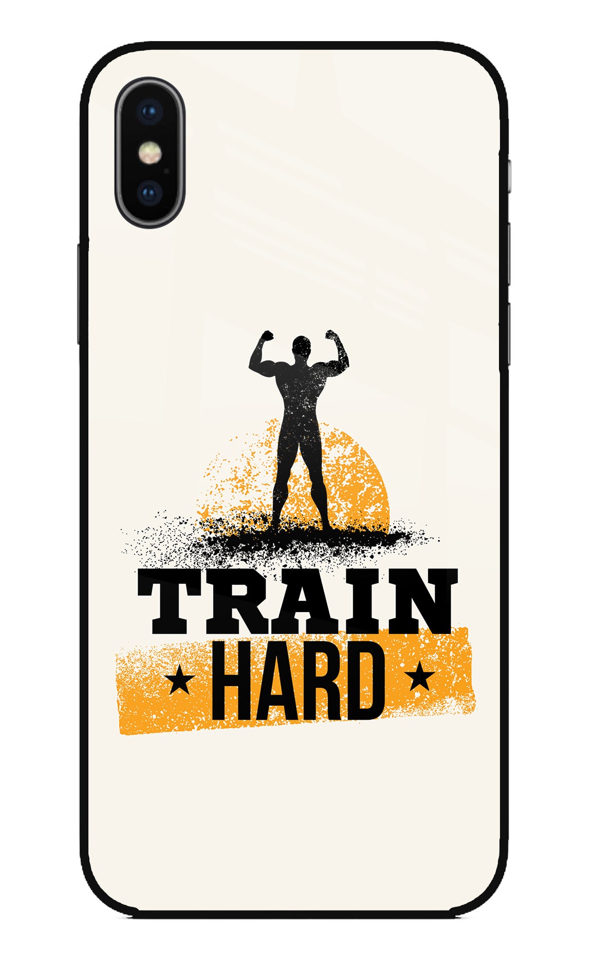 Train Hard iPhone XS Back Cover