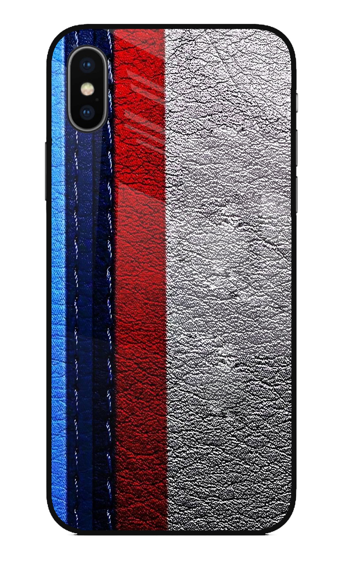 BMW Stripes iPhone XS Glass Case