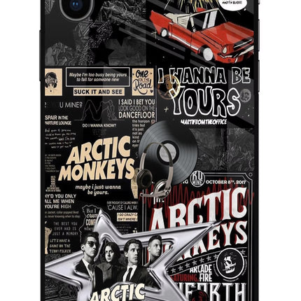 Arctic Monkeys iPhone XS Glass Case