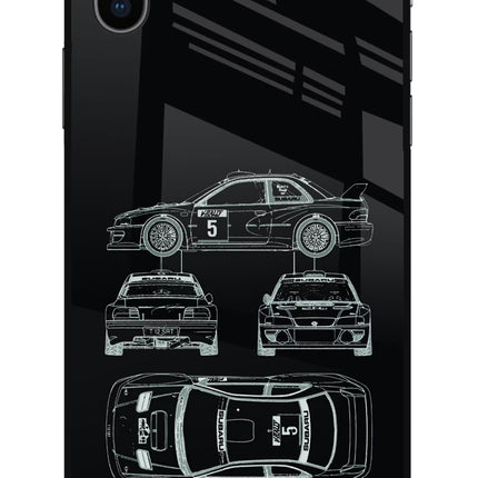 WRC'99 iPhone XS Glass Case