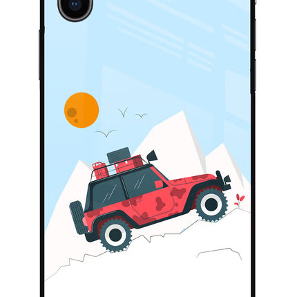 Mountain Trail Beast iPhone XS Glass Case