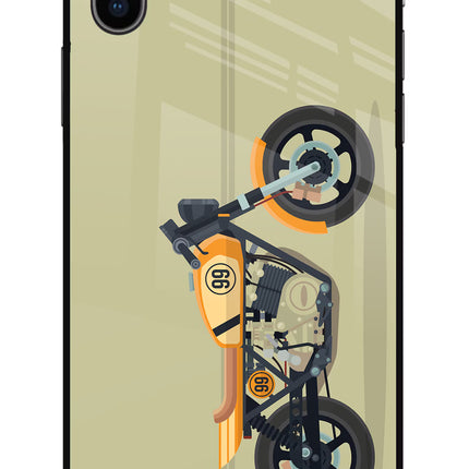 Vertical Speedster iPhone XS Glass Case
