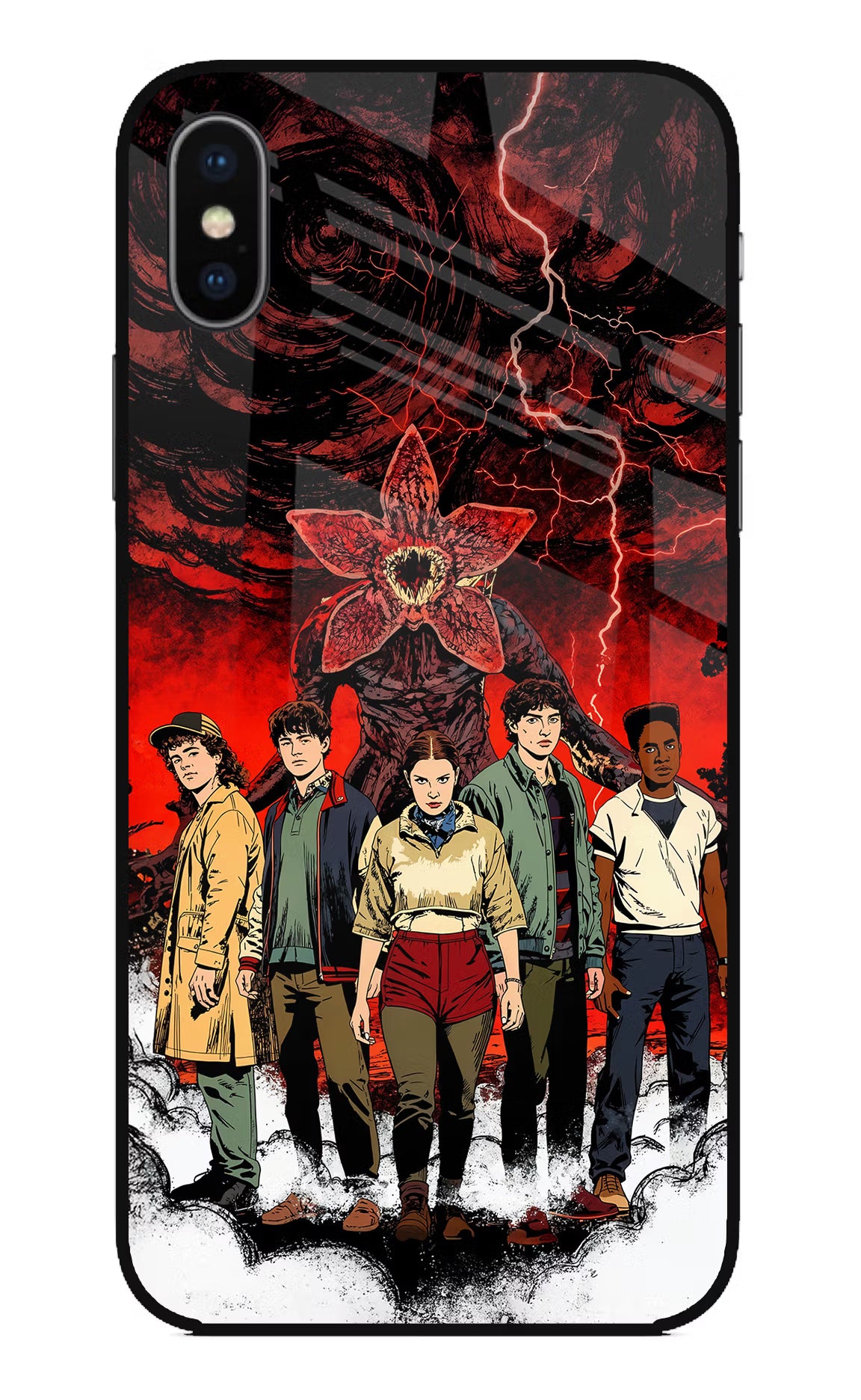 Ordinary Things Characters iPhone XS Glass Case