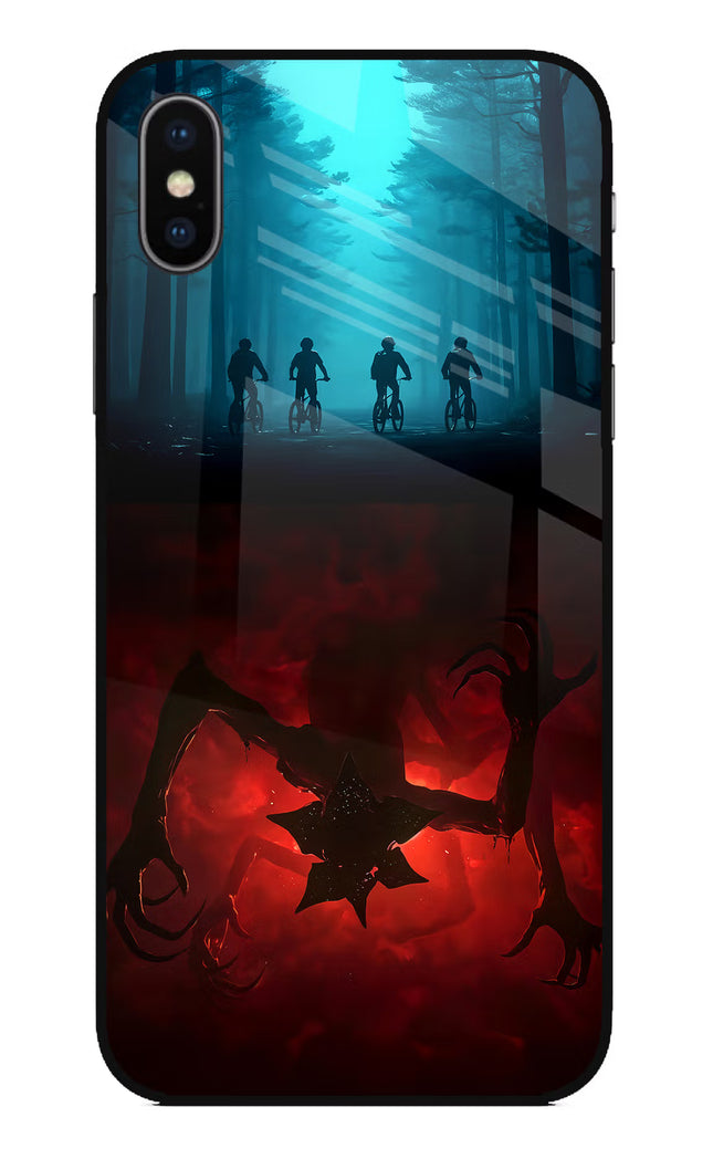 Ordinary Things Downside Up iPhone XS Glass Case