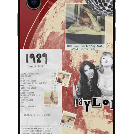Taylor Swift iPhone XS Glass Case