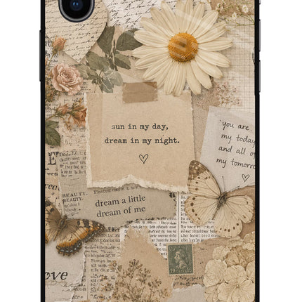Vintage case iPhone XS Glass Case