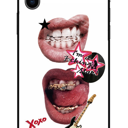 Rockstar iPhone XS Glass Case